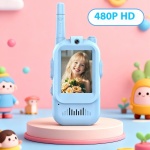 Mini Video Wireless Walkie Talkies For Kids Handheld 2 Pack Rechargeable Intercom Cam Outdoor Family Games Gift For Boys Girls - Image 3