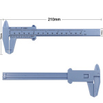 0-150mm double scale plastic vernier caliper - Image 2