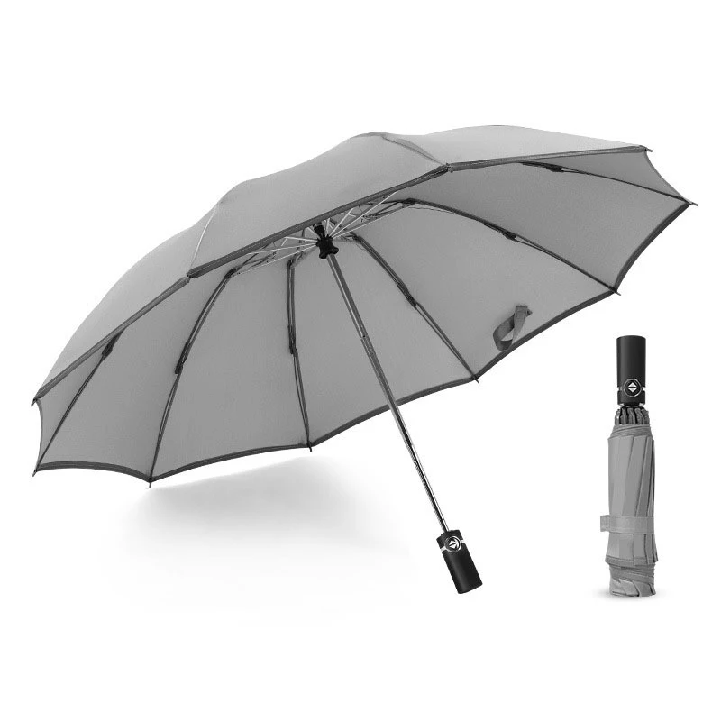 1118676840520.jpg Inverted Umbrella Travel Portable Windproof Folding Umbrella,10Ribs Auto Close Umbrella,Reflective Stripes For Night Safety - Image 1