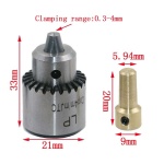 Drill Chuck With Sleeve Chuck Electric Drill Chuck Tail Hole 3.17mm - Image 2