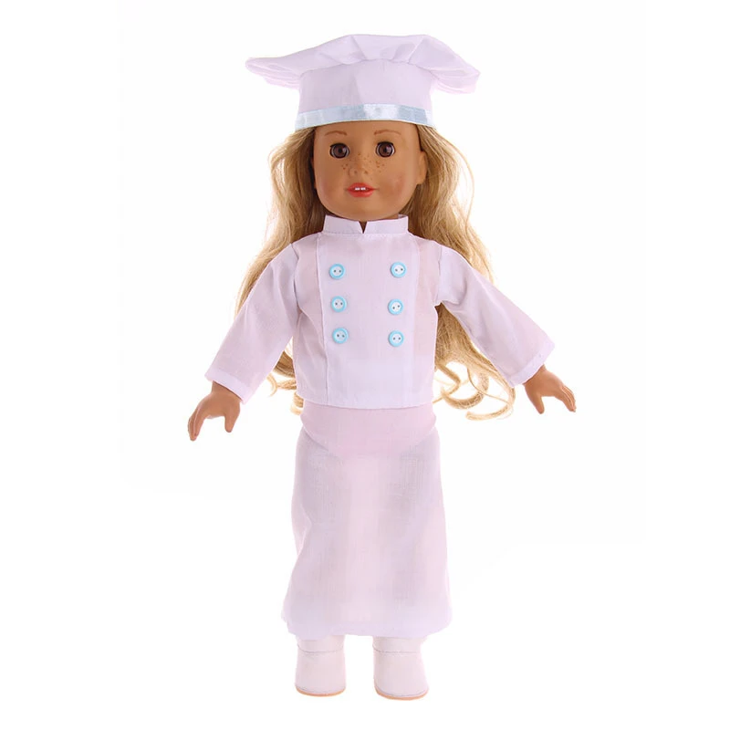 1616981467756.jpg Doll Clothes Americangirl Accessories Chef Clothes - Image 1