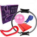 Six Piece Yoga Pilates Circle Set Bodybuilding Fitness Equipment Pilates Sport Training Workout - Image 2