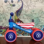 Plastic No-pedal Baby Kids Push Balance Bike Three Wheels Tricycle Baby Mini Balance Bike - Image 2