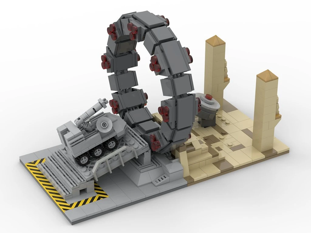 1618017212328.jpg Moc-27131 Space War Stargate Command Model Star Interstellar Travel Toys Wars Set Toys Kids Gifts Building Blocks Toys - Image 1