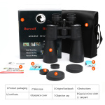 High-powered High-definition Binocular Low Light Night Vision Telescope Zoom Telescope - Image 3