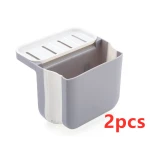 Foldable Drain Filter Shelf Kitchen Drain Basket - Image 8