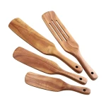 Acacia Teak Spatula Cooking kitchen Utensil Set Wooden Spurtles - Image 5