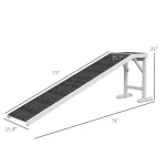 Ramp For Dog Bed, Pet Ramp For Dog With Non-slip Carpet And Top Platform - Image 2