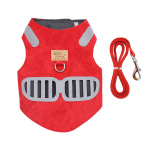 New Style Soft Suede Cat Harness Traction Rope - Image 4