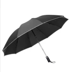 Inverted Umbrella Travel Portable Windproof Folding Umbrella,10Ribs Auto  Close Umbrella,Reflective Stripes For Night Safety - Image 2