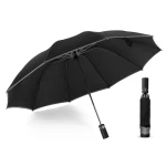 Inverted Umbrella Travel Portable Windproof Folding Umbrella,10Ribs Auto  Close Umbrella,Reflective Stripes For Night Safety - Image 6