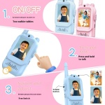 Mini Video Wireless Walkie Talkies For Kids Handheld 2 Pack Rechargeable Intercom Cam Outdoor Family Games Gift For Boys Girls - Image 6
