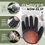 Fishing Gloves Anti-Slip Protect Hand From Puncture Scrapes Fisherman Professional Catch Fish Latex Hunting Gloves Left Right - Image 2