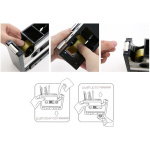 Cassette Tape Dispenser Pen Holder Vase Pencil Pot - Image 5