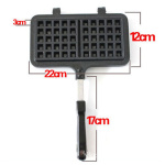 Home Fashion Black Waffle Plaid Cake Mold - Image 2