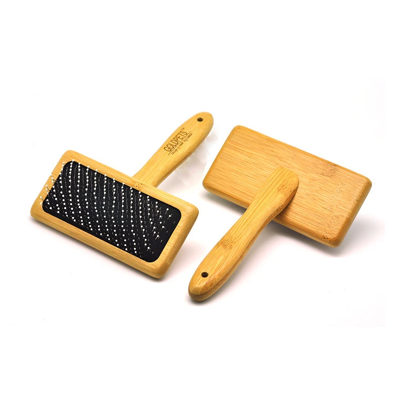 3836a18d-714e-473e-a6fb-91a22a0dcc5d.jpg Pet Grooming Bamboo Wood Air Cushion Needle Comb - Image 1