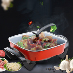 Multifunctional Electric Hot Pot, Household Electric Hot Pot, Square Pot - Image 5