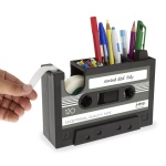 Cassette Tape Dispenser Pen Holder Vase Pencil Pot - Image 2