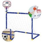 Folding Mini Football Soccer Ball Goal Post Net - Image 8