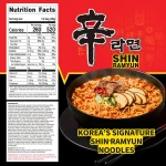Nongshim Shin Ramyun Noodles, Spicy Korean Signature Instant Ramyun, Rich Beef Flavored Broth, Microwaveable, Korean Instant Noodles, 4.23 oz (Pack of 20), Packaging May Vary. - Image 11