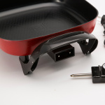 Multifunctional Electric Hot Pot, Household Electric Hot Pot, Square Pot - Image 3