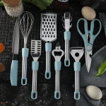 Stainless Steel Kitchen Gadgets Household Kitchen Utensils Tray Peeler Egg Beating Scissors Gifts - Image 9