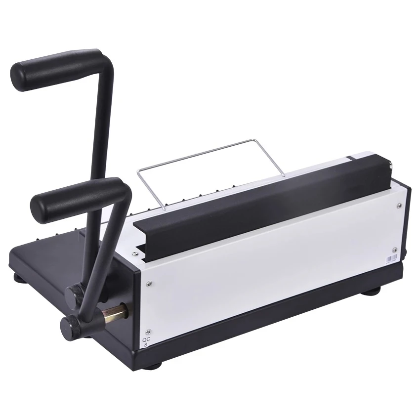 7f4bb140-baab-48f0-8ede-f0ce11c4ca7b.jpg 1-34 Hole Adjustable Full Drawing Knife Iron Ring Binding Machine - Image 1