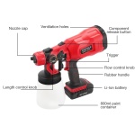 Cordless power tool paint spraying machine - Image 5