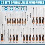 118-Piece Magnetic Screwdriver Set Professional Repair Tool Kit Ideal For Home Improvement And Automotive Maintenance - Image 2