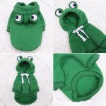 Soft Warm Cat Clothes For Small Dogs Cats Funny Halloween Cosplay Frog Costume Kitten Creative Sweatshirts Pet Autumn Hoodies - Image 7