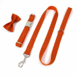 Hot Dog Collar Leash, Pet Bow Collar Pet Leash - Image 2