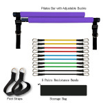 Fitness Yoga Pilates Bar Portable Gym Accessories Sport Elastic Bodybuilding Resistance Bands For Home Trainer Workout Equipment - Image 8