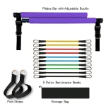 Fitness Yoga Pilates Bar Portable Gym Accessories Sport Elastic Bodybuilding Resistance Bands For Home Trainer Workout Equipment - Image 8