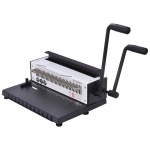 1-34 Hole Adjustable Full Drawing Knife Iron Ring Binding Machine - Image 4
