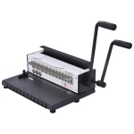 1-34 Hole Adjustable Full Drawing Knife Iron Ring Binding Machine - Image 4