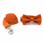 Hot Dog Collar Leash, Pet Bow Collar Pet Leash - Image 3