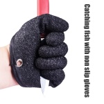 Fishing Gloves Anti-Slip Protect Hand From Puncture Scrapes Fisherman Professional Catch Fish Latex Hunting Gloves Left Right - Image 4