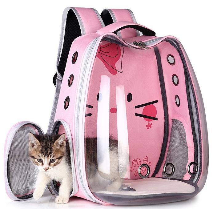 Backpack Convenient Pet Space Bag Breathable Shoulder Cat Bag Dog Bag