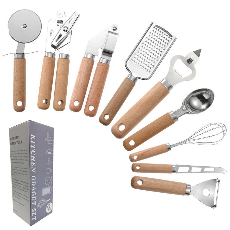 e3f9478d-d624-4665-b374-d25cb27d7bfb.jpg Creative Kitchen Gadget Wooden Handle - Image 1