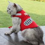 New Style Soft Suede Cat Harness Traction Rope - Image 5