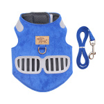 New Style Soft Suede Cat Harness Traction Rope - Image 3