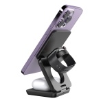 Magnetic Suction Wireless Charging And Folding Phone Holder - Image 3