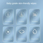 Dog Cat Pet Wet Wipes For Paws And Butt, EarsEyes  Plant-based Pet Wipes, Unscented DogWipes, Cleaning Deodorizing, Paw Wipes ForDogs Cats Pets - Image 2