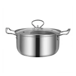 11PCS Induction Non Stick Stainless Steel Cookware Cooking Pot Pan With Lids Set - Image 4